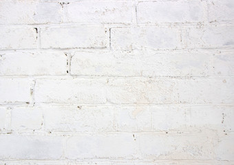 White bricks background