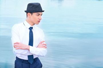 fashionable young man