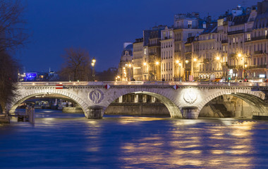 The pont Saint Michel , Paris, France.