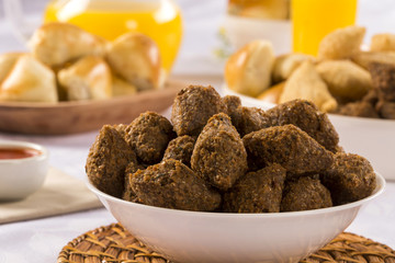 Kibe roast with chesse. Brazilian snack