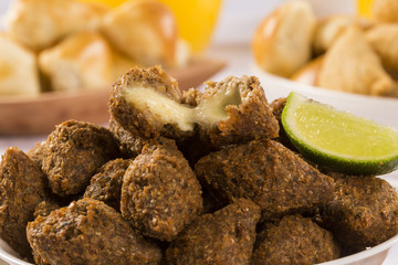 Kibe roast with chesse. Brazilian snack