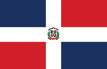 Foto op Plexiglas Dominican Republic flag. © Tarik GOK