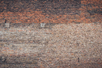 Background made of an old wall of bricks