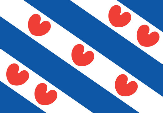 Friesland flag.