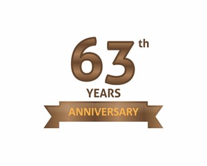 63 Years Anniversary Logo