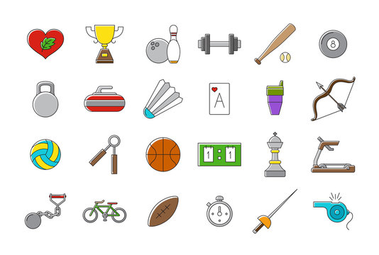 Set of sport vector icons