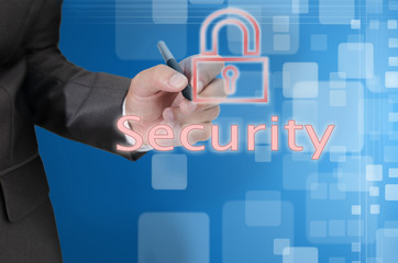 Hand write security concept