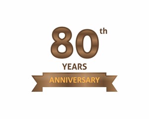 80 Years Anniversary Logo