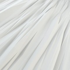 Fototapeta premium Geometric white abstract polygonal noised edges