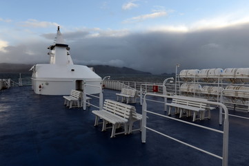  A ship near Cape horn.