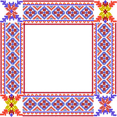 Photo frame in rustic style