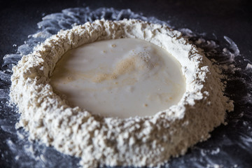 Dough for humus