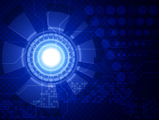 Technology Concept Background. Vector design template