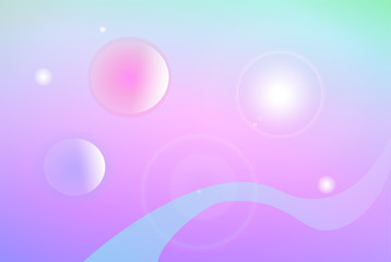 Sweet marshmallow color palette abstract vector background