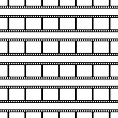 Fototapeta premium Seamless pattern made of film stripes