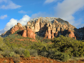 Majestic mountain in Sedona, Arizona - landscape color photo