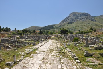 Fototapeta na wymiar Ancient Corinth