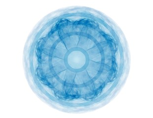 Abstract fractal wreckage, digital artwork for creative graphic design