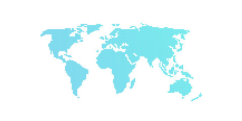 Business world map background