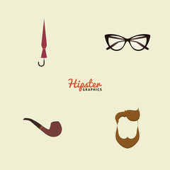 Abstract hipster objects