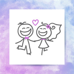 groom and bride