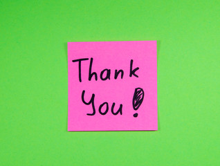 thank you post it