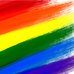 Gay or LGBT flag grunge background