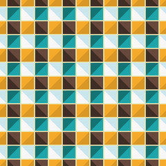 Vector geometric endless pattern.