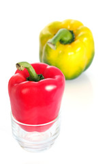 Sweet pepper / Sweet pepper on white background.