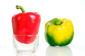 Sweet pepper / Sweet pepper on white background.