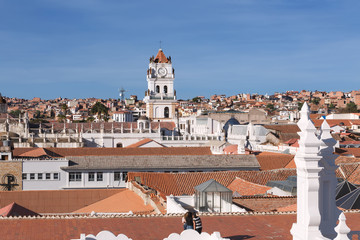 Cityscape of Sucre, Bolivia