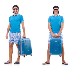 Man preparing for this summer vacation