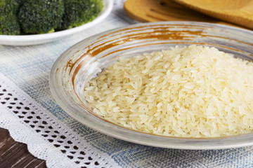 handful of rice grains