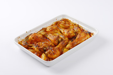 roasted chicken legs