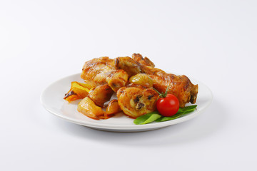 roasted chicken legs