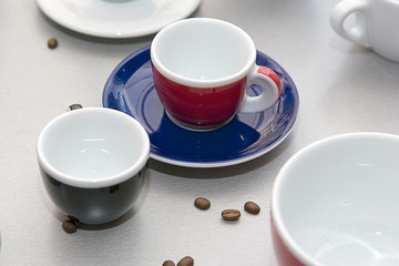 Ceramic cup of coffee