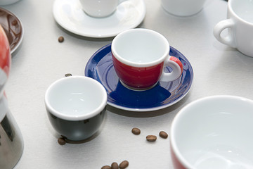 Ceramic cup of coffee