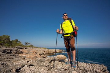 Summer hiking .