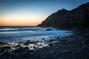 Sunset At St. Agness, Cornwall, UK