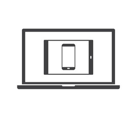 Laptop, Tablet & Phone Responsive Icon
