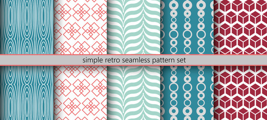 Pattern Set 9 Simple Retro