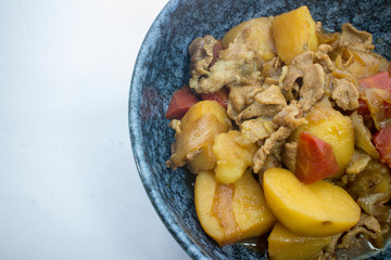 金時人参と北あかりの肉じゃが