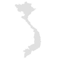 Fototapeta na wymiar vector map of Vietnam