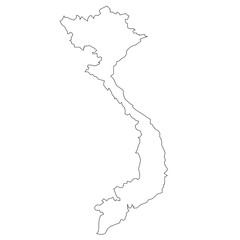  vector map of Vietnam