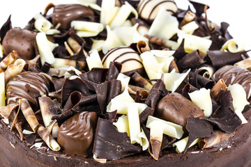 Luxury homemade chocolate cake