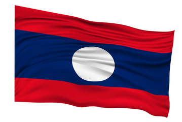 ラオス　 国旗　国　アイコン