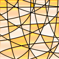 abstract vector stained-glass mosaic background