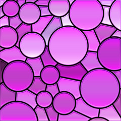 abstract vector stained-glass mosaic background