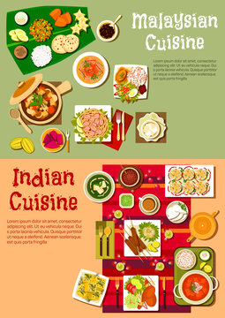 National indian and malaysian cuisine