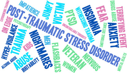 Post-Traumatic Stress Disorder Word Cloud